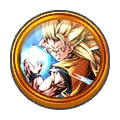 Fierce Fight Medal [Super Saiyan 3 Goku]