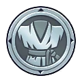 Martial Arts Uniform Medal (Silver)