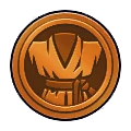 Martial Arts Uniform Medal (Bronze)