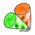 Happy Party Poppers