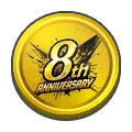 8th Anniversary Medal