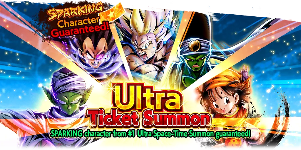 SPARKING Rarity Guaranteed! Ultra Ticket Summon