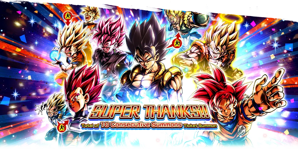 SUPER THANKS!! Total of 10 Consecutive Summons Ticket Summon