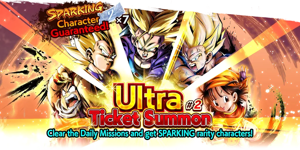 SPARKING Rarity Guaranteed! Ultra Ticket Summon #2