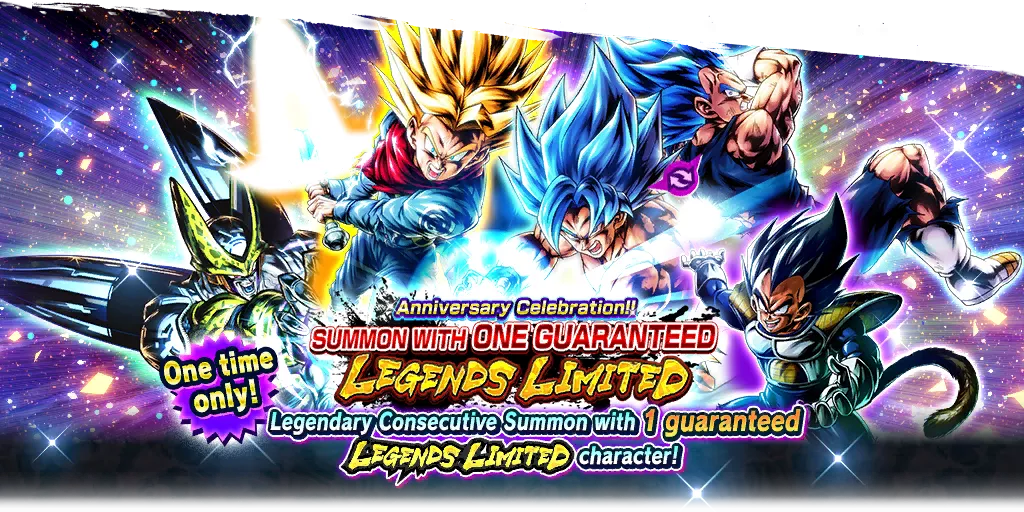 ANNIVERSARY CELEBRATION!! 1 LEGENDS LIMITED GUARANTEED SUMMON