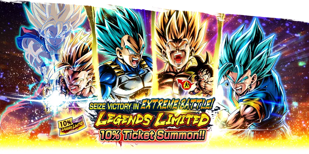 SEIZE VICTORY IN EXTREME BATTLE! LEGENDS LIMITED 10% Ticket Summon!!