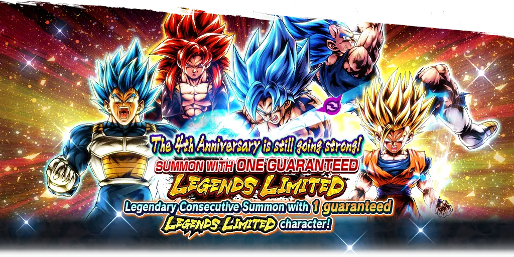 THE 4TH ANNIVERSARY IS STILL GOING STRONG! 1 LEGENDS LIMITED Guaranteed Summon