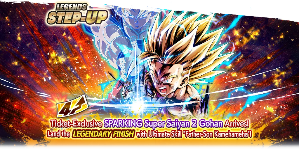 LEGENDS STEP-UP Vol. 2 SPARKING Rarity Guaranteed Ticket Summon