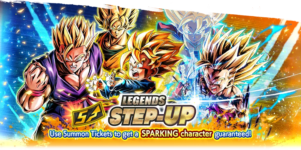 LEGENDS STEP-UP Vol. 3 SPARKING Rarity Guaranteed Ticket Summon