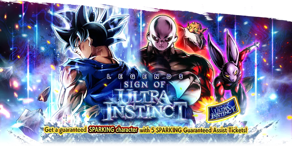 LEGENDS SIGN OF ULTRA INSTINCT SPARKING Rarity Guaranteed Ticket Summon