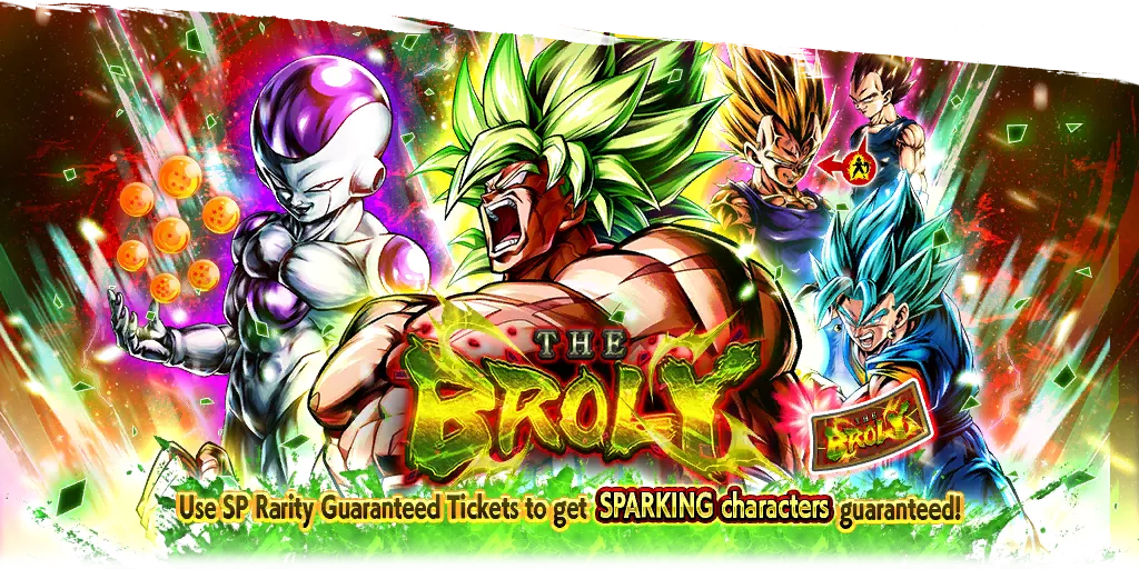 THE BROLY SPARKING Rarity Guaranteed Ticket Summon