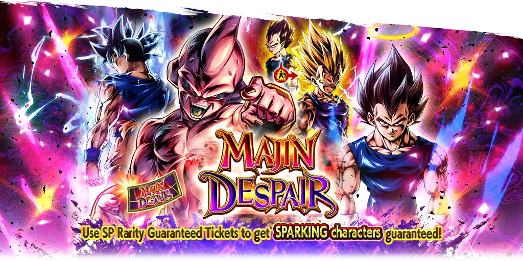 MAJIN DESPAIR SPARKING Rarity Guaranteed Ticket Summon