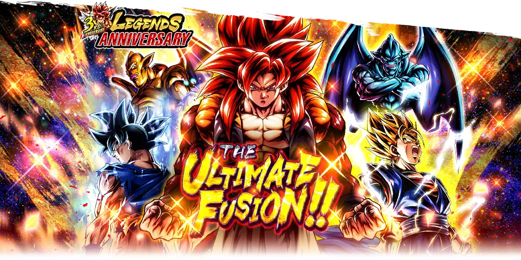 LEGENDS ANNIVERSARY STEP-UP - THE ULTIMATE FUSION!! SPARKING GUARANTEED TICKET SUMMON