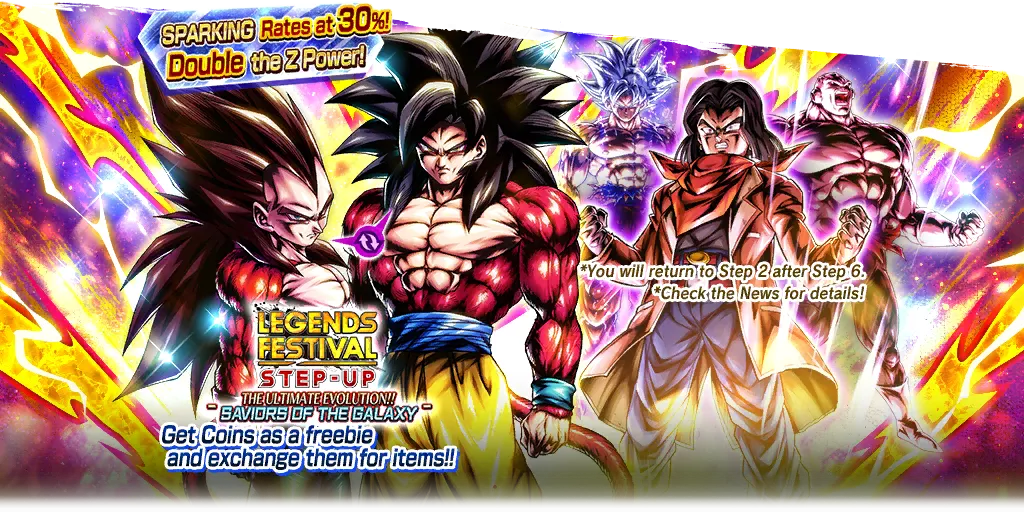 LEGENDS FESTIVAL STEP-UP - THE ULTIMATE EVOLUTION!! SAVIORS OF THE GALAXY -