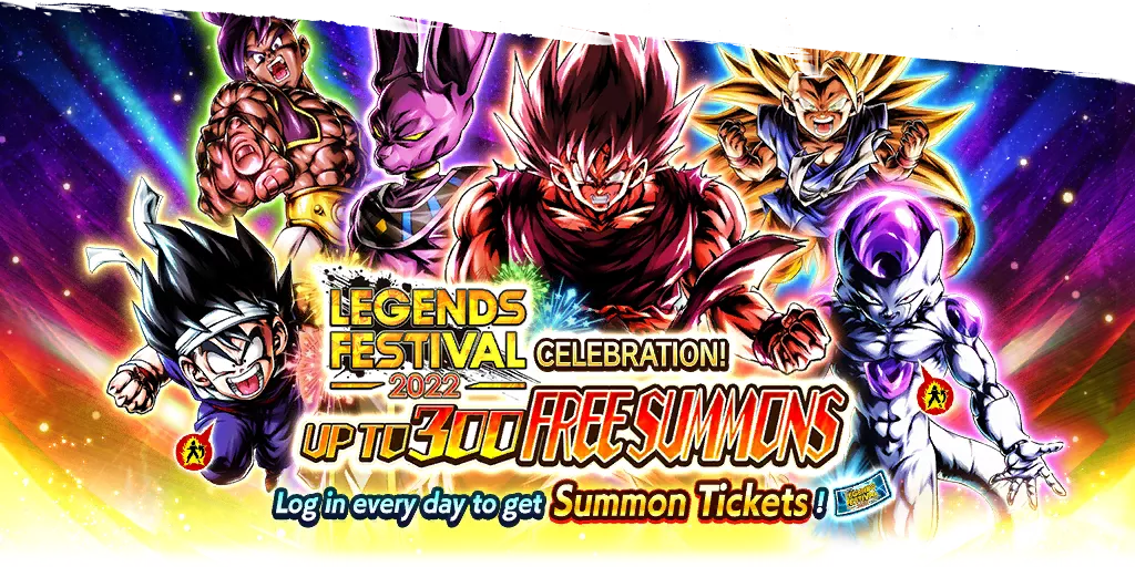 Legends Festival Celebration!! Up to 300 Free Summons!!