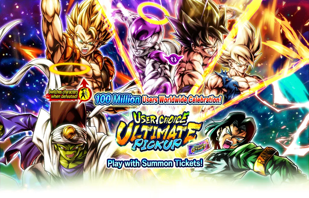 100 Million Users Worldwide Celebration! USER CHOICE ULTIMATE PICKUP Ticket Summon