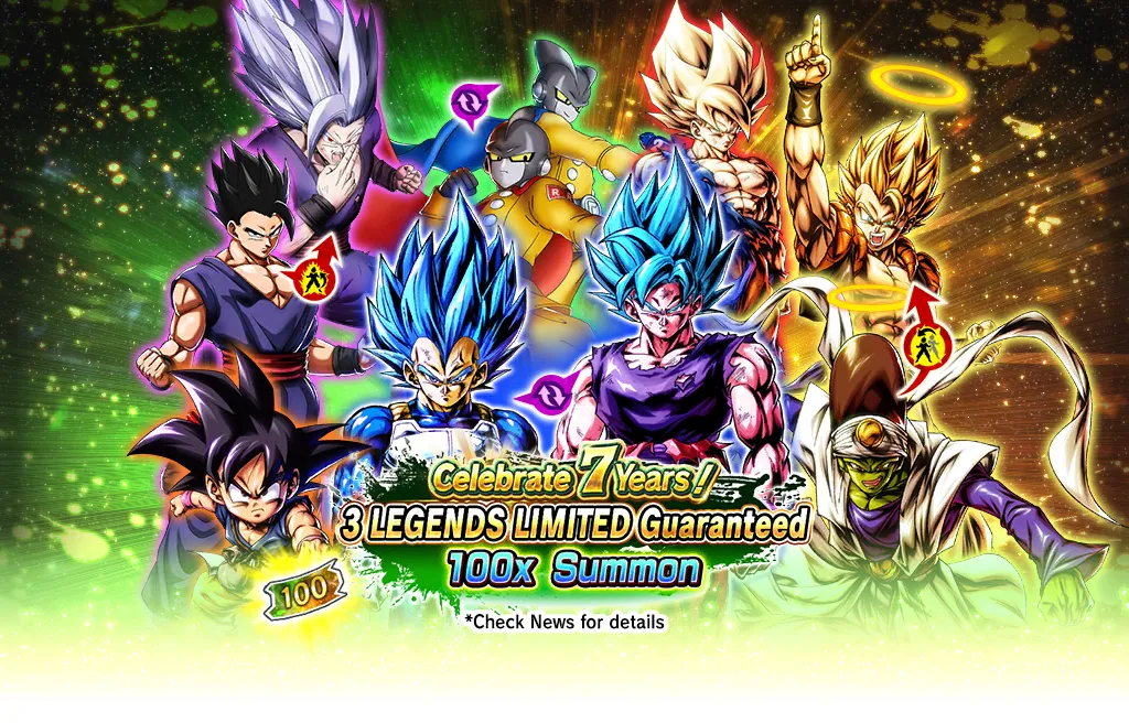Celebrate 7 Years! 3 LEGENDS LIMITED Guaranteed 100x Summon #1