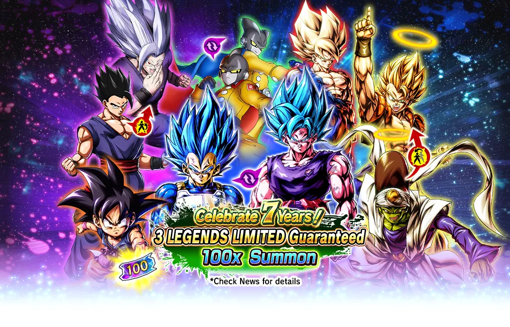 Celebrate 7 Years! 3 LEGENDS LIMITED Guaranteed 100x Summon #2
