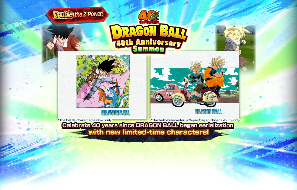 DRAGON BALL 40th Anniversary Summon