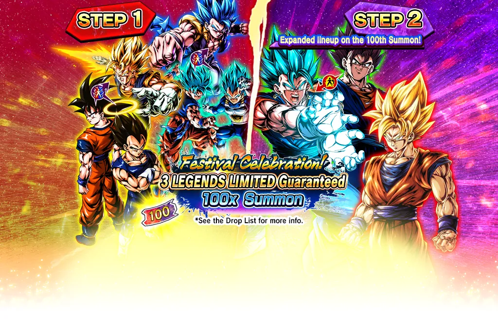 Festival Celebration! 3 LEGENDS LIMITED Guaranteed! 100x Summon