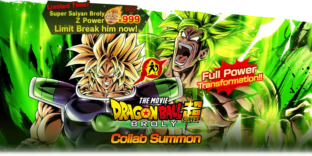"Dragon Ball Super: Broly" Collab Summon