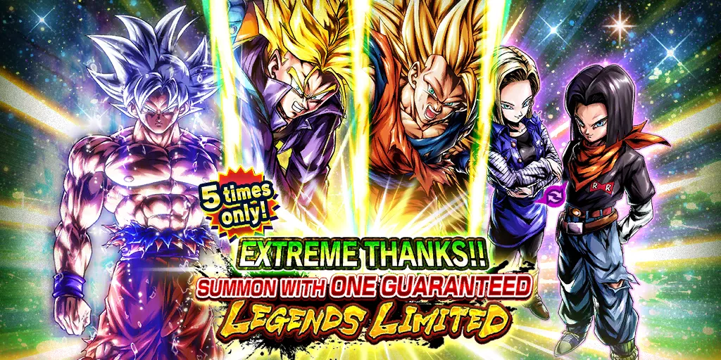 EXTREME THANKS!! 1 LEGENDS LIMITED Guaranteed Summon