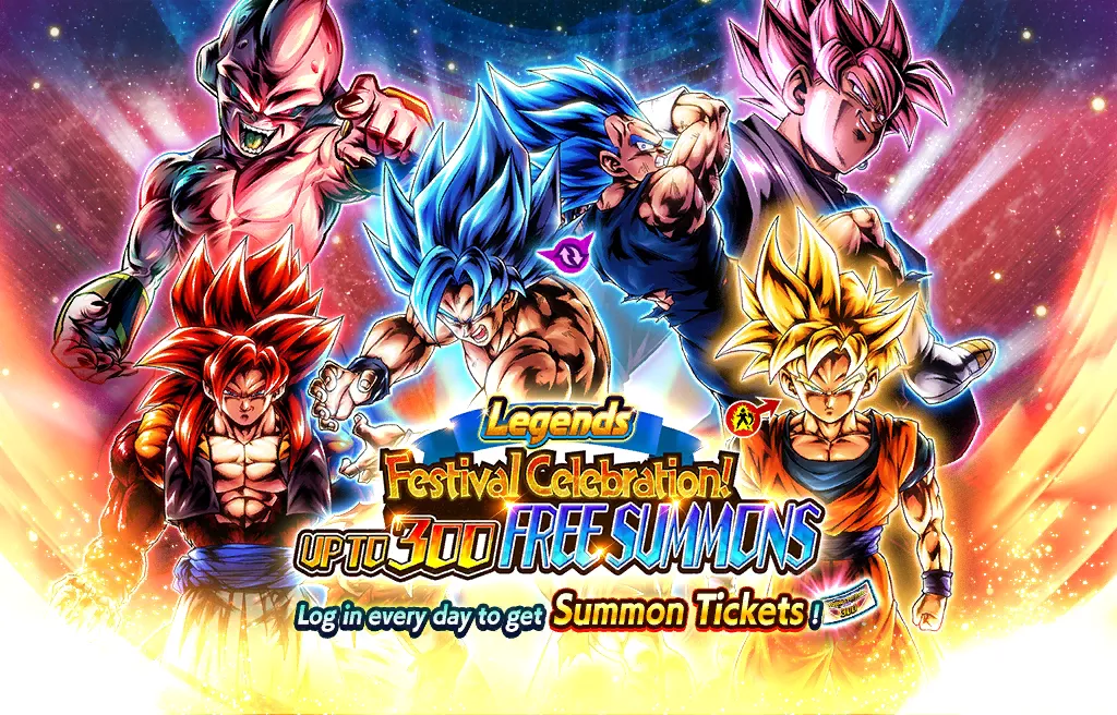 Legends Festival Celebration!! Up to 300 Free Summons!!