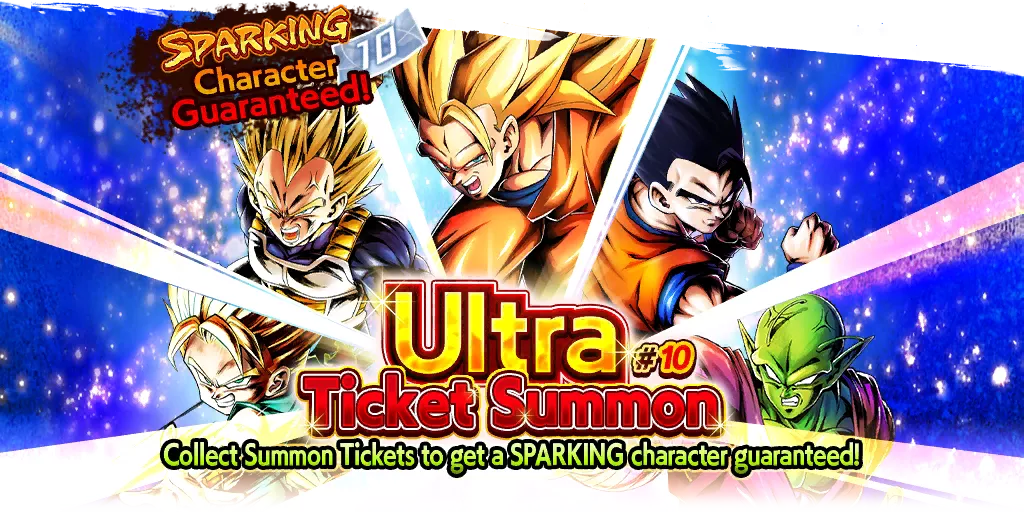 SPARKING Rarity Guaranteed! Ultra Ticket Summon #10