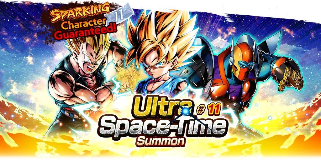SPARKING Rarity Guaranteed! Ultra Space-Time Summon #11