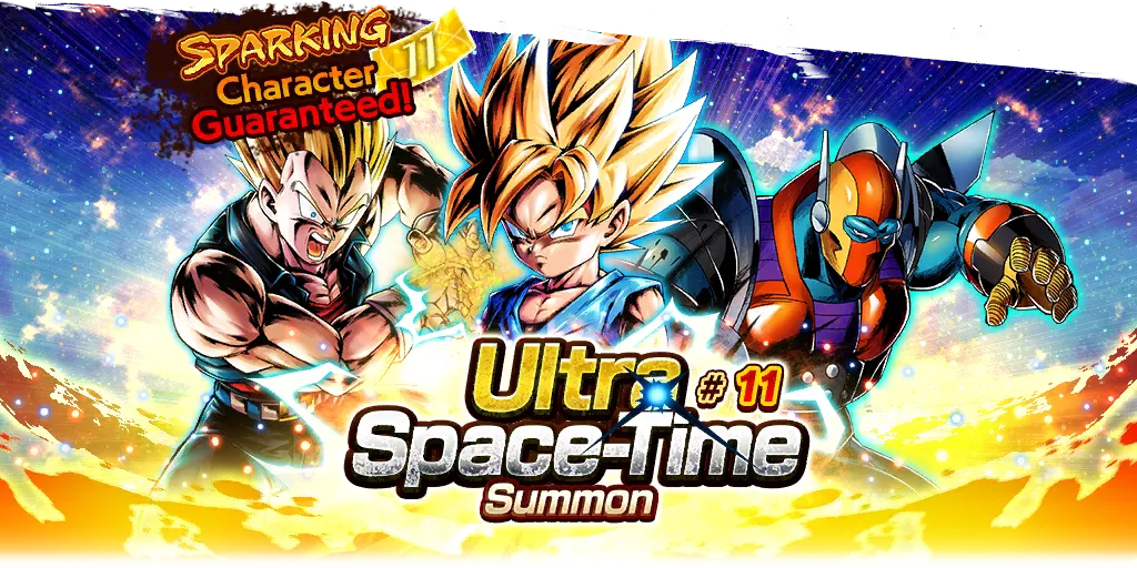 SPARKING Rarity Guaranteed! Ultra Space-Time Summon #11