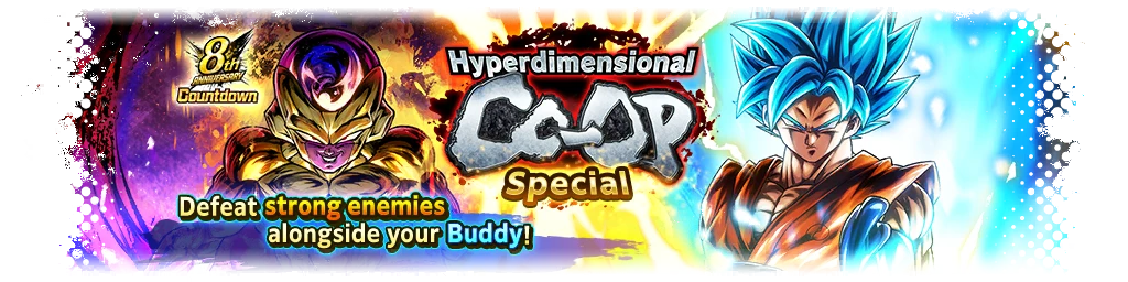 8th Anniversary Countdown Hyperdimensional Co-Op Special VS Super Saiyan God SS Goku