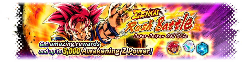 ZENKAI Rush Battle - Super Saiyan God Goku -
