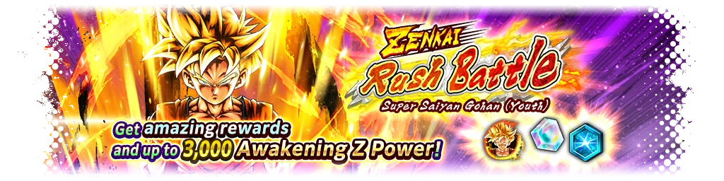 ZENKAI Rush Battle - Super Saiyan Gohan (Youth) -