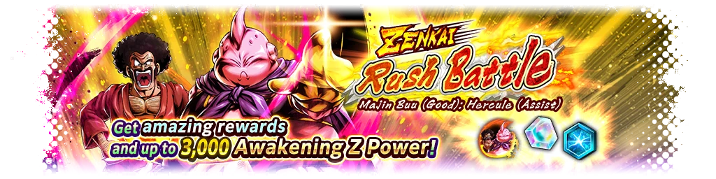 ZENKAI Rush Battle - Majin Buu (Good): Hercule (Assist) -