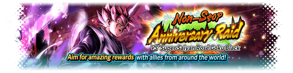 Non-Stop Anniversary Raid VS Super Saiyan Rosé Goku Black